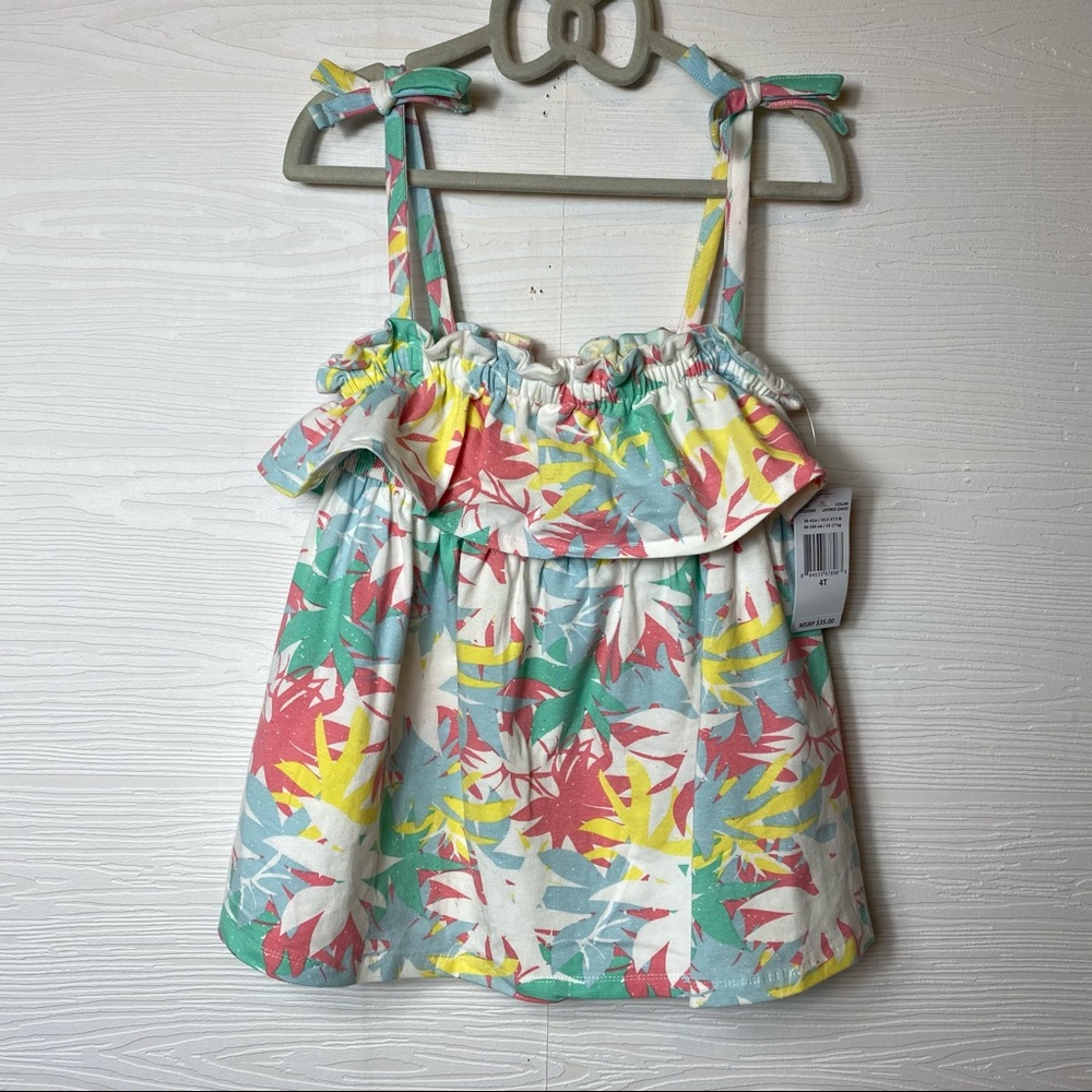 Jessica Simpson Layered Leaves sundress 4T